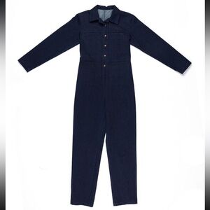 Ilana Kohn Blue Denim Jumpsuit size 2 100% cotton